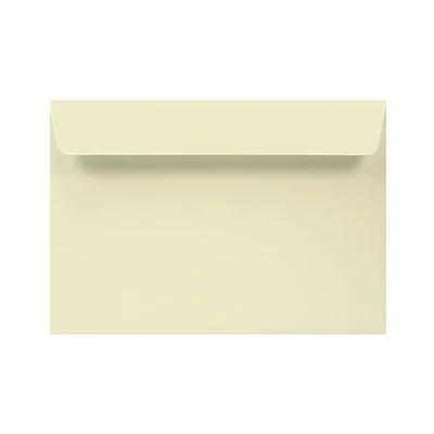 Afbeelding van Netuno 500 ivoorkleurige enveloppen B6 125 x 175 mm 100 g Lessebo glad ivoor van hoge kwaliteit crèmekleurige met rechte klep voor bruiloft verjaardagen uitnodigingen wenskaarten