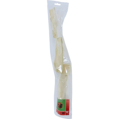 Afbeelding van Natuurlijke Snack runderkophuid wit 50 cm in zak Gebr de boon