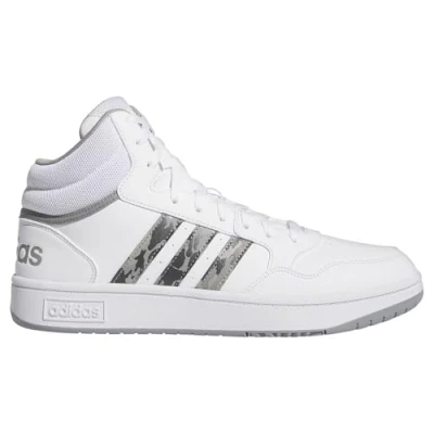 Afbeelding van adidas Hoops 3.0 Mid Lifestyle Basketbal Classic Vintage Schoenen voor heren, Cloud Wit/Grijs Six/Solid Grey