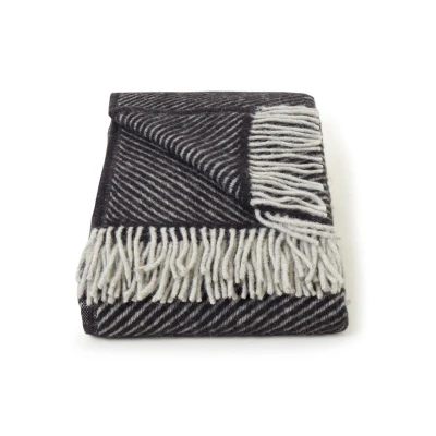 Afbeelding van Klippan Carl Plaid Van Wol 200 X 130 Cm Zwart
