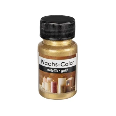 Afbeelding van Ideen mit Herz Waskleurstof, metallic, ideaal voor het schilderen van kaarsen, 50 ml (goud)
