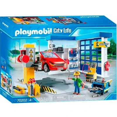 Afbeelding van PLAYMOBIL City Life Autogarage 70202