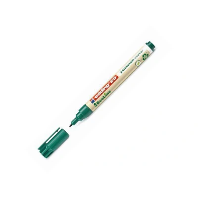 Afbeelding van edding 25 EcoLine Permanente Marker, Ronde Punt, 1 mm, Groen