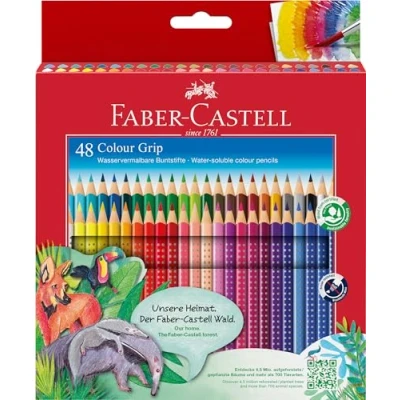 Image de Buntstift Colour GRIP 48er Kartonetui: Wasservermalbare Buntstifte