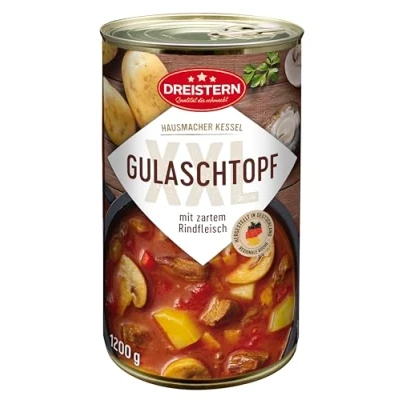 Afbeelding van Dreistern Goulashsoep met aardappelen, 1200 g