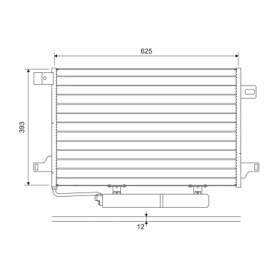 Afbeelding van Valeo Airco condensor 822689
