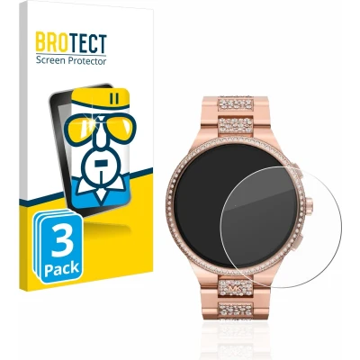 Afbeelding van BROTECT Gehard glazen schermbeschermer, Smartwatch beschermfolie, Transparant