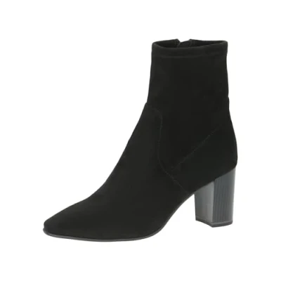 Afbeelding van Caprice 9 25311 43 Enkellaarzen voor dames, Zwarte stretch