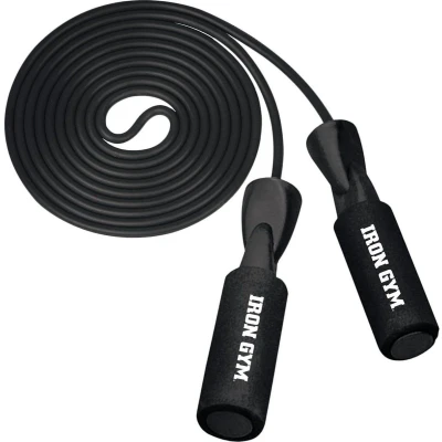 Afbeelding van Iron Gym Speed Rope Nylon Zwart, Springtouw Fitness Colour /