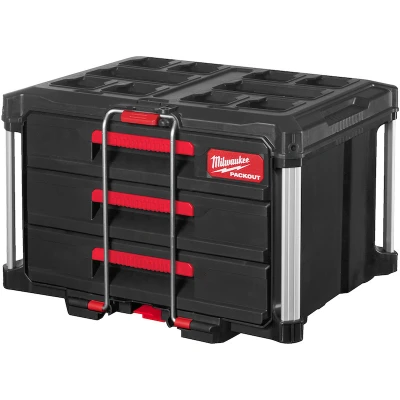 Image de MILWAUKEE 4932472130 Mallette à outils Packout avec 3 tiroirs