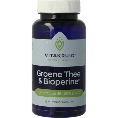 Afbeelding van Vitakruid Groene Thee &amp; Bioperine Capsules 60VCP