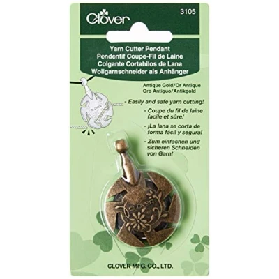 Afbeelding van clover 3105 Draadsnijder hanger antiek goud 2,76 x 8,35 14,44 cm