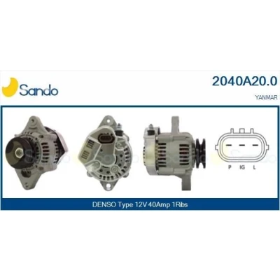 Afbeelding van SANDO 2010405.0 Dynamo / Alternator 12V 90A