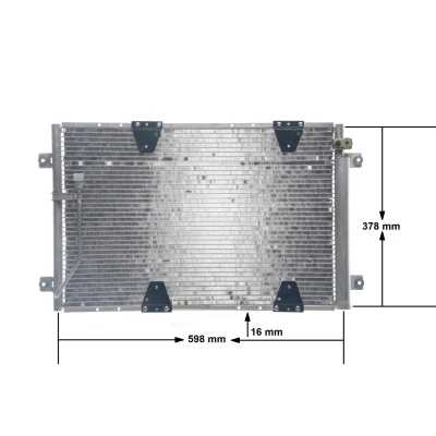 Afbeelding van Condensor, airconditioning MAHLE AC 713 000S
