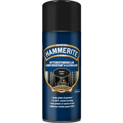 Afbeelding van Hammerite hittebestendige lak 0,4l zwart