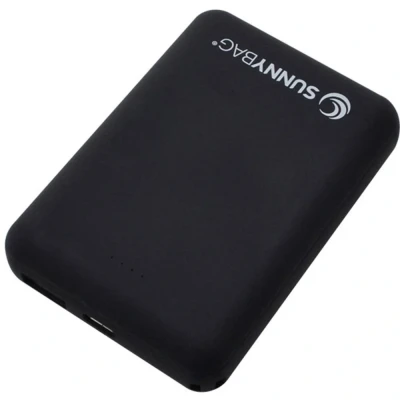 Afbeelding van SunnyBag compact10000 Powerbank 10000 mAh Li ion Zwart Statusweergave