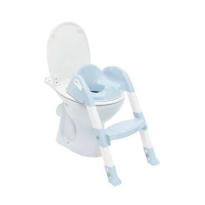 Afbeelding van Thermobaby wc verkleiner met trapje KiddyLoo Blauw