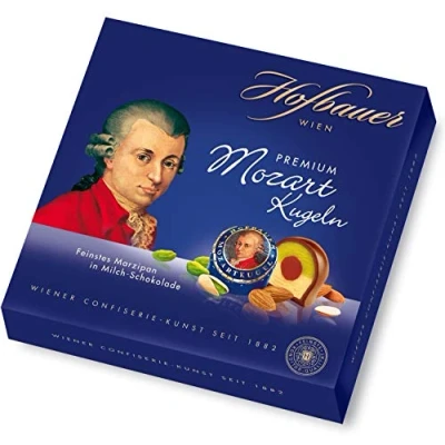 Afbeelding van Hofbauer Mozart melkchocolade ballen 100 g