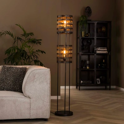 Afbeelding van Ramiz vloerlamp 2L metaal