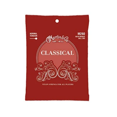 Afbeelding van Martin Strings M260 Bronze Wound Ball End standaard nylon snarenset