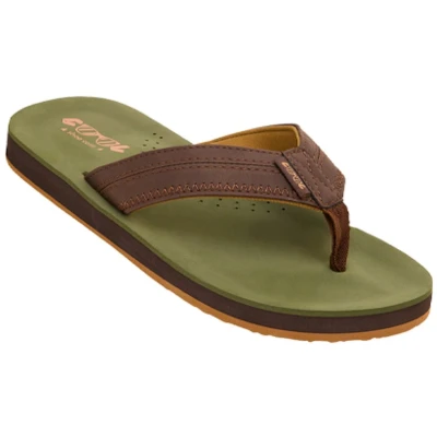Afbeelding van COOL shoe corp. Cloud teenslippers voor heren, Khaki (stad), 43 EU