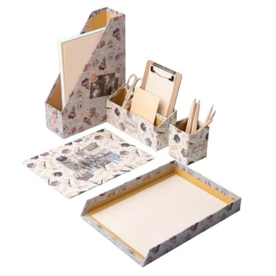Afbeelding van Grupo Erik Harry Potter bureau organizer multifunctionele bureauopslag van karton Inclusief: potloodhouder, klapmap, tijdschriftenhouder, brievenbakje