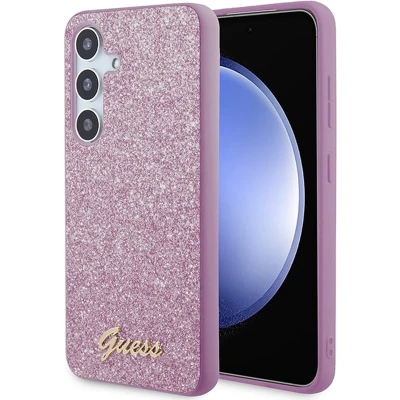 Afbeelding van Guess Glitter Back Case Samsung Galaxy S24 (S921) Paars