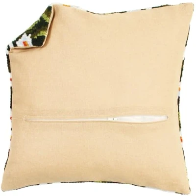 Afbeelding van Kussenrug met rits crème 45x45cm 0164979