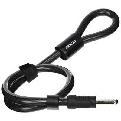 Image de antivol velo cable a boucles d15 x 0.80m axa pr fer cheval solid plus/defender/v