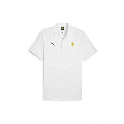 Afbeelding van Scuderia Ferrari HP Race Cloudspun poloshirt voor Heren, Wit, Maat XS PUMA