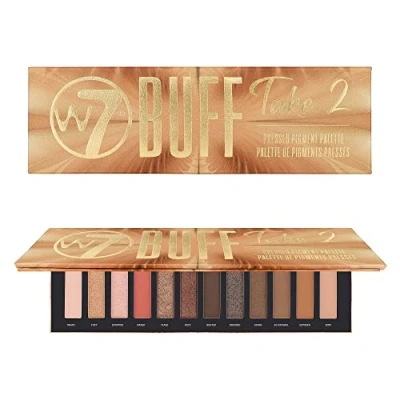Afbeelding van W7 Pressed Pigment Oogschaduw Palette Buff Take 2