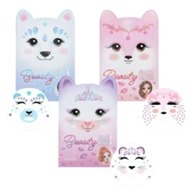 Image de Dessin et coloriage enfant Top Model Masque en tissu Beauty and Me