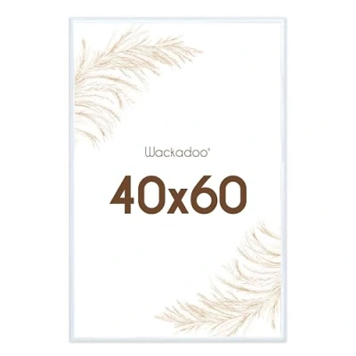 Afbeelding van Wackadoo fotolijst 40 x 60 cm, wit, met glasplaat, kunststof