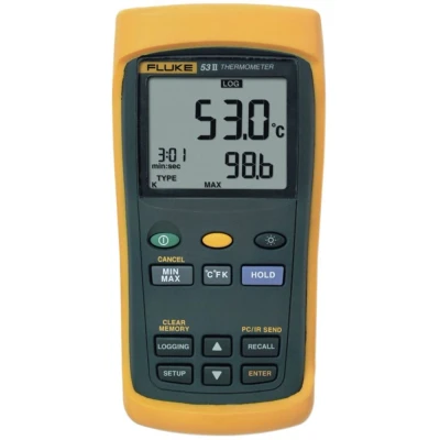Image de FLUKE 53 2 B thermomètre digital 50 Hz à 1 canal 3821096