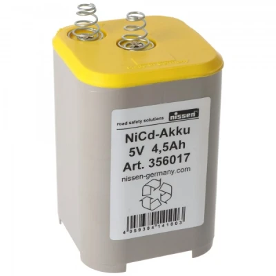 Afbeelding van Originele Nissen accu 4R25 NiCd 5 volt 4.5Ah nikkel cadmium