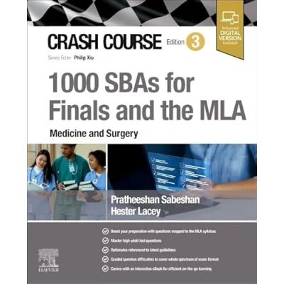 Afbeelding van Crash Course 1000 SBAs for Finals and the MLA Medicine Surgery