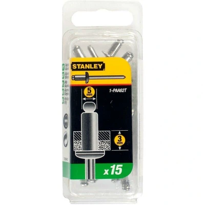 Afbeelding van Stanley blindklinknagel 5X3mm type 1 PAA62T (Per 15 stuks)