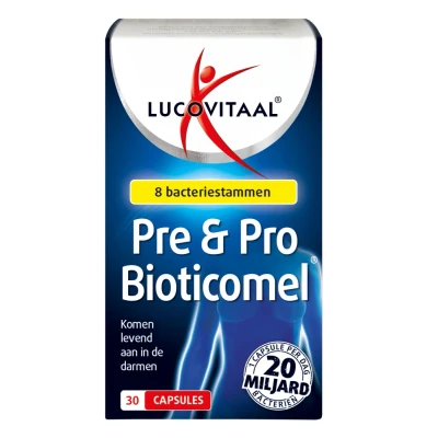 Afbeelding van Lucovitaal Pre&amp;Pro Bioticomel Capsules 30CP