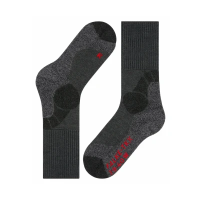 Afbeelding van Falke TKX Expedition Trekking Maximum Protection Sportsokken, Dames, Maat: 41/42, Asphalt mel