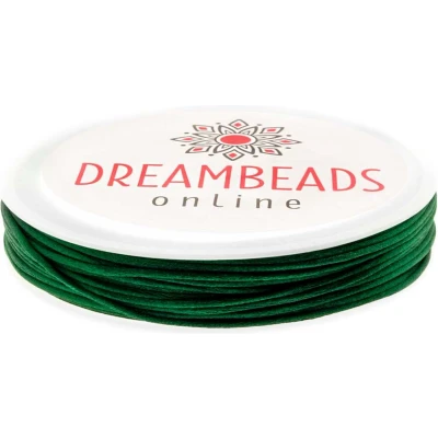 Afbeelding van Satijnkoord (2 mm) Emerald Green (8 Meter)