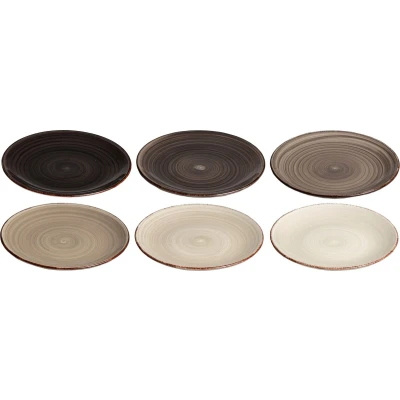 Afbeelding van Studio Tavola Ontbijtborden Vintage Loft ø 19 cm 6 stuks
