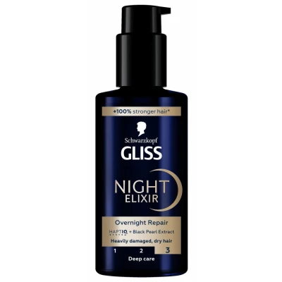 Afbeelding van 6x Gliss Night Elixer Overnight Repair 100 ml