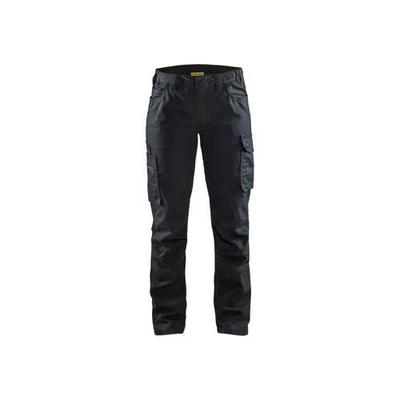 Afbeelding van Blaklader Dames Service werkbroek stretch 7140 1141 Zwart/Zwart D19