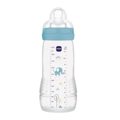 Afbeelding van Easy Active babyfles versierd 330 ml oceaan X flow speen