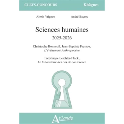 Afbeelding van SCIENCES HUMAINES 2025 2026