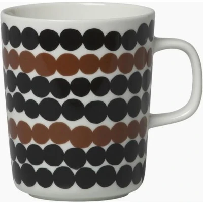 Afbeelding van Marimekko Siirtolapuutarha Mok Bruin Zwart 25cl