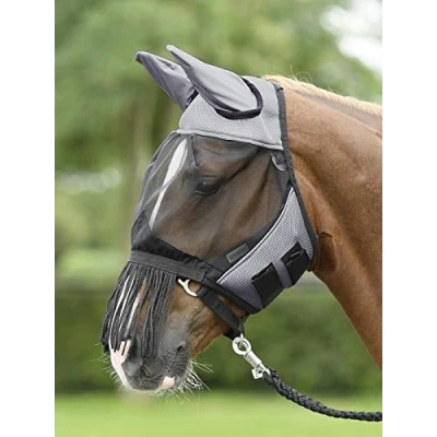 Afbeelding van Vliegenmasker FLY COVER FRANSEN GRIJS
