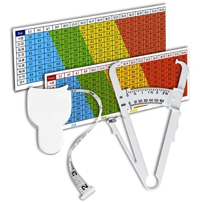 Afbeelding van CZ Store® Adipometer Meetband inbegrepen✮✮✮✮✮✮ Meettang voor lichaamsvet en vetmassa✮OFFERT:PDF Handleiding interpretatiebord in het Frans✮