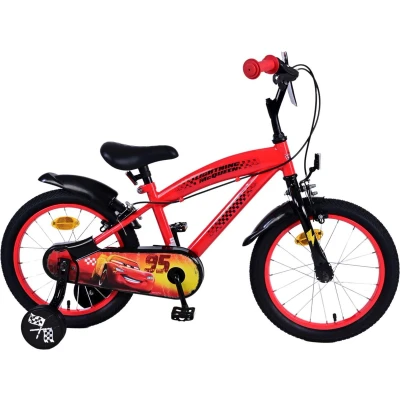 Afbeelding van Disney Cars Kinderfiets Jongens 16 inch Rood 2 handremmen