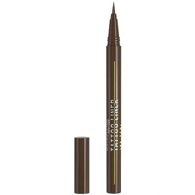 Afbeelding van Maybelline New York TAT.LINER INK PEN NU 882 Eyeliner, Dames, Maat: 1 ml, Pitch brow